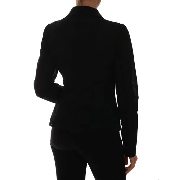 Dolce & Gabbana Semi-Transparent Darkgreen Nylon Blazer - Picture 2 of 4